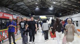Suasa stasiun Bandung seminggu sebelum libur tahun baru 2026. PJ/Dok