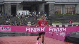 XLSMART menggelar Smartfren Dun Run 2025 di Sleman DIY sekaligus menguji kualitas jaringan 4G bagi para pelari. PJ/Dok