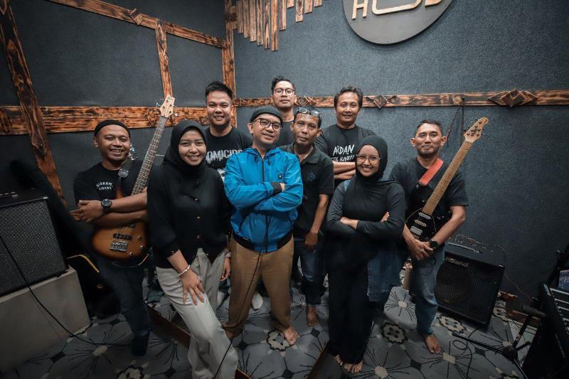 Personil BOD Band usai latihan. PJ/Dok