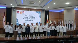 Dr. Uung Tanuwidjaja SE, MM, dilantik menjadi Ketua Umum Pengprov FOKSI Jawa Barat periode 2025 hingga 2029. PJ/Joel