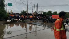 PT KAI Daop 2 Bandung membatalkan perjalanan ke Daop 1 Jakarta dan Daop 4 Semarang akibat genangan air. PJ/Dok