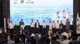 bank bjb menggelar Forum Bisnis Perumahan di Bandung. PJ/Dok