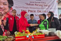 Merayakan HUT Ketum PDI- Perjuangan Megawati Soekarno Putri ke 79, DPD PDI-P Jabar menggelar Jumat Berkah Masagi. PJ/Dok