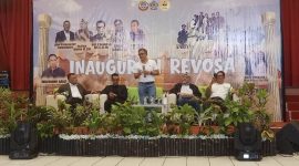 Pengamat Politik Rocky Gerung saat kuliah umum di USB YPKP. PJ/Dok