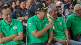 Farhan saat Siskamling Siaga Bencana. PJ/Dok