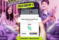 Axis menghadirkan fitur Convert Pulsa yang memungkinkan pelanggan menjadikan sisa pulsa menjadi saldo kuota. PJ/Dok