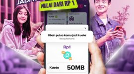Axis menghadirkan fitur Convert Pulsa yang memungkinkan pelanggan menjadikan sisa pulsa menjadi saldo kuota. PJ/Dok