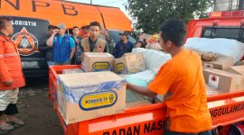 Dinsos Kota Bandung mengirimkan sejumlah bantuan ke Lembang KBB. PJ/Dok