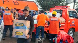 BPBD Kota Bandung mengirimkan personel dan logistik ke Lembang, KBB. PJ/Dok