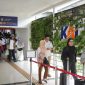 Tampak Pelanggan PT KAI saat tiba Stasiun Bandung. Tingginya permintaan tiket jelang lebaran, membuat penumpang KA memesan tiket lebih awal. PJ/Dok 