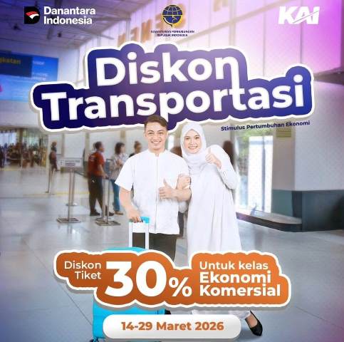 PT KAI Daop 2 Bandung memberikan diskon angkutan lebaran 2026 sebesar 30 persen. PJ/Dok