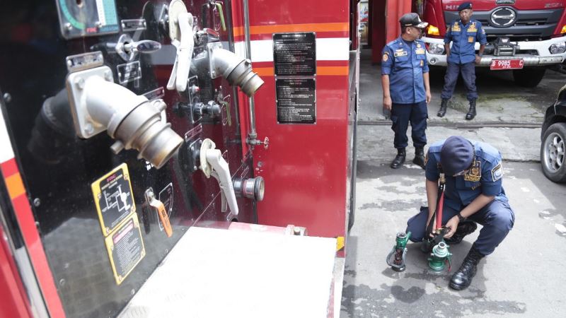 Damkar Kota Bandung diminta sigap terhadap bencana yang bisa datang kapan saja. PJ/Dok