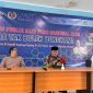 Guru Besar bidang Hukum Pidana Prof. Dr. Edi Setiadi (tengah) dan Noe Firman saat diskusi publik terkait sengekta pers. PJ/Mal