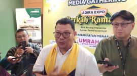 Handi, Kepala Wilayah Jawa-Barat Adira Finance saat memberikan keterangan kepada wartawan terkait Adira Expo. PJ/Mal