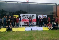 Peringatan Hari Pers Nasional (HPN) 2026, diwarnai aksi unjuk rasa oleh Aliansi Wartawan Banten. PJ/Dok