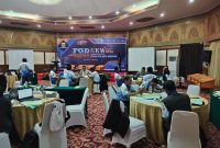 Para peserta tampak serius mengikuti tahap demi tahap UKW ke 72 2026 dan ke 73 Pokja  PWI Kota Bandung. PJ/Mal