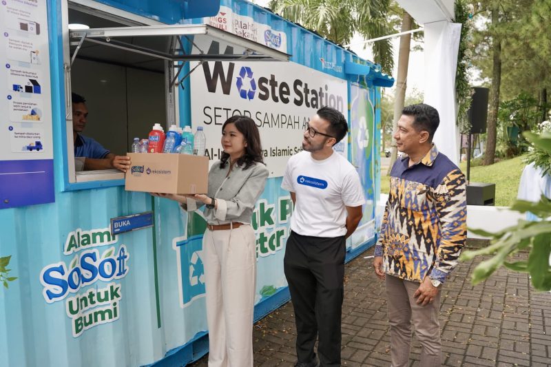 peresmian Rekosistem X SoSoft Waste Station di kompleks Sekolah Al-Irsyad Satya Kota Baru Parahyangan (KBP), Padalarang. PJ/Dok