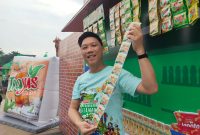 Budi Santoso selaku Marketing Manager Powdered Drink Category WINGS Group. PJ/Mal