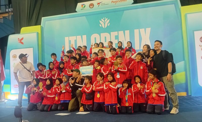 Legion Team berhasil merebut juara umum di ajang Taekwondo Antar Unit ITN Open IX 2026. PJ/Joel