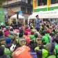 Ratusan ojol, anak jalanan dan pengamen mengikuti acara sosial yang digagas BAZNAS Jabar. PJ/Dok