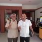 Wakil Ketua I KONI Jabar Ir. Andrian Tejakusuma dan Wasekjen DPP Perbasi Setia Dharma Majid usai memberikan keterangan terkait Musda Perbasi Jabar, Jumat 6 Maret 2026