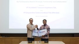 XLSMART menjalin kerjasama dengan Mitratel terkait Digitalisasi Korporasi. PJ/Dok