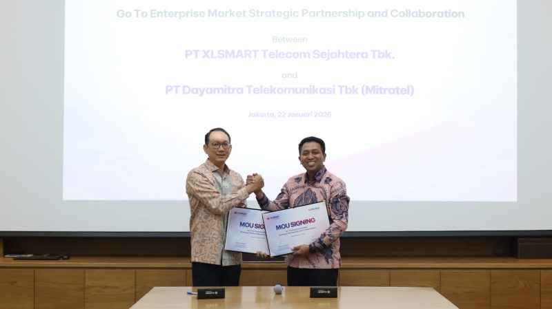 XLSMART menjalin kerjasama dengan Mitratel terkait Digitalisasi Korporasi. PJ/Dok