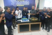Wali Kota Bandung Muhamad Farhan saat Kongres PSSI Kota Bandung sekaligus Milangkala 93 tahun Persib di Gedung PSSI Jabar. PJ/Joel