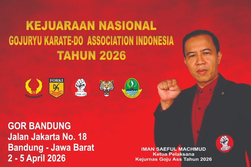 Ketua Panitia Pelaksana Kejurnas GOJURYU Karate do Indonesia Iman Saeful Machmud.