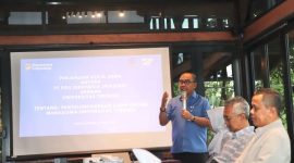 Pos Indonesia dan UT melakukan kerjasama dalam hal penyediaan kantor pos sebagai tempat ujian online. PJ/Dok 