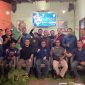Foto bersama Ketua Umum KONI Kota Bandung Dr. Nuryadi.MPd dengan Pokja wartawan olahraga. (Foto Asep humas KONI)