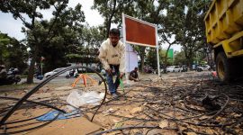 Wali Kota Bandung mengultimatum pelaksana proyek galian kabel, dengan memberikan tenggat waktu hingga 5 Maret harus beres selesai. PJ/Dok