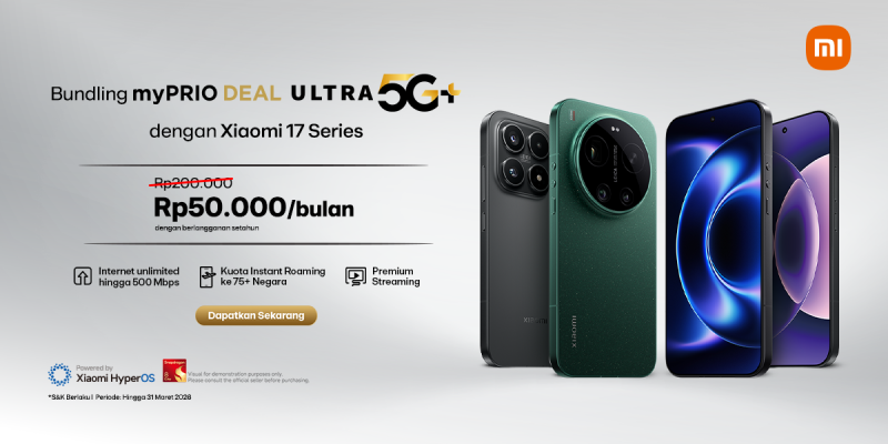 XLSMART - Xiaomi meluncurkan paket bundling flagship Xiaomi 17 Series.