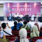 Wali Kota Bandung Muhammad Farhan saat press conference HijabFest 2026 di Sasana Budaya Ganesha (Sabuga), Sabtu, (7/3). PJ/Dok