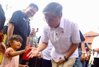 Yassierli melepas 649 pemudik mitra usaha Warung Makan Indomie (Warmindo) di Islamic Center, Bekasi, Rabu 18 Maret 2016. PJ/Dok
