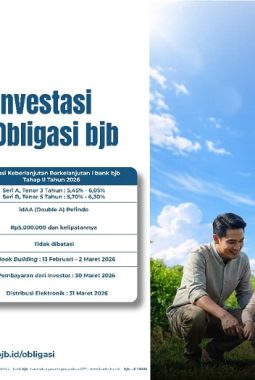 Obligasi Keberlanjutan bjb Tawarkan Kupon Hingga 6,30 Persen