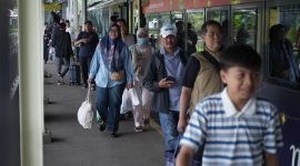 Tampak para penumpang KA saat akan berangkat dari wilayah Daop 2 Bandung. PJ/Dok