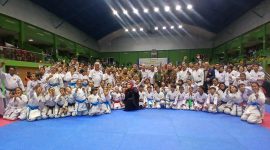 Tampak para peserta Kejurnas Gojuryu Karate-Do Association Indonesia. PJ/Joel