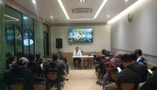 Dihadapan puluhan awak media, Epriyanto menyebut Musda pada 14 Februari lalu sah dan memenuhi aturan bahkan dihadiri perwakilan KONI Jabar dan DPP PERBASI. PJ/Joel