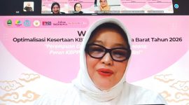 Siska Gerfiani saat wwbinar KBPP. 