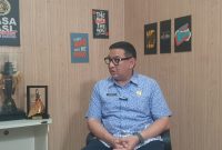 Kadiskominfo Kota Bandung Henryco Arie Sapiie saat membeberkan program 'Ngulik' di Basa Basi Podcast PWI Kota Bandung, PJ/Dok