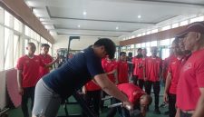 Ribuan atlet Kota Bandung menjalani Tes Fisik di Kampus UPI, Bandung. PJ/Dok