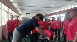 Ribuan atlet Kota Bandung menjalani Tes Fisik di Kampus UPI, Bandung. PJ/Dok