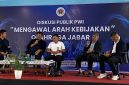 Para narasumber saat Diskusi Publik PWI bertema : 