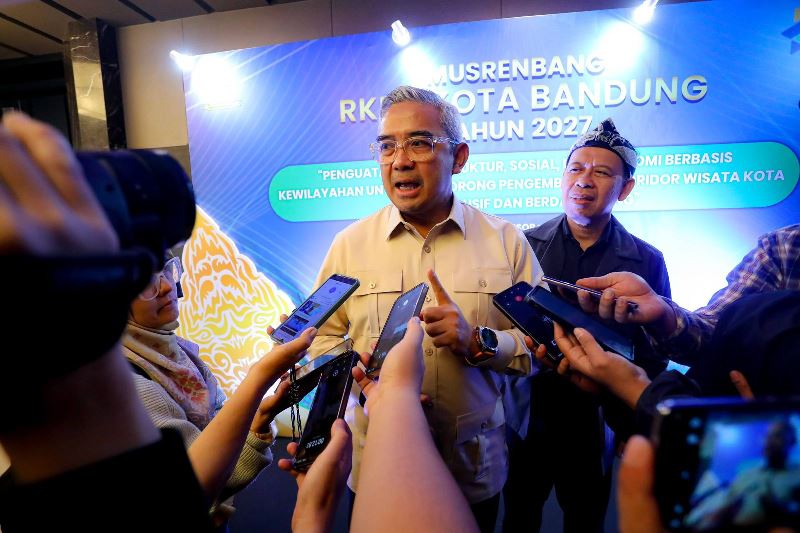 Wali Kota Bandung Muhammad Farhan menyebut WFH masih diatas 60 persen. PJ/Dok