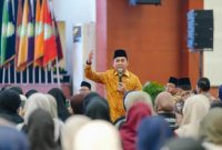 Menteri Wihaji saat memberikan kuliah umum di UIN Sunan Gunung Djati Bandung. PJ/Dok