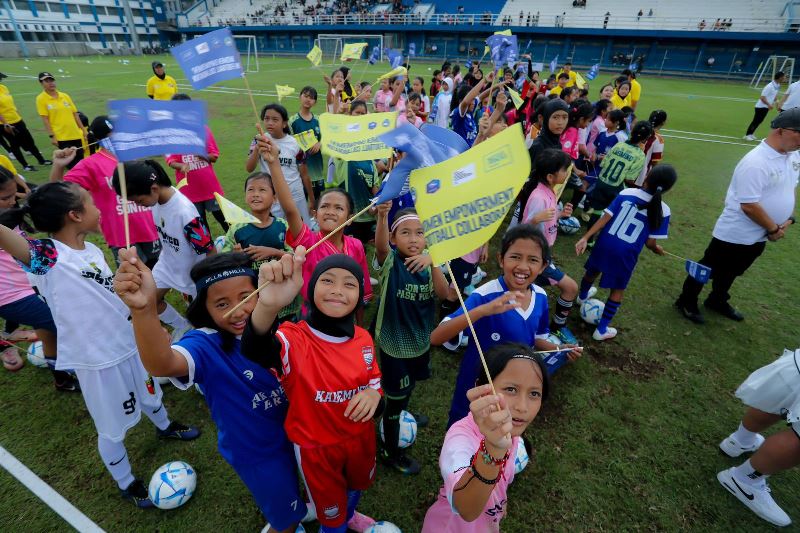 Ajang Women Empowerment in Football diharapkan dapat mencetak atlet sepakbola putri berkualitas. PJ/Dok