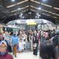 Libur panjang kenaikan Yesus membuat masyarakat antusias memanfaatkan jasa kereta api. PJ/Dok