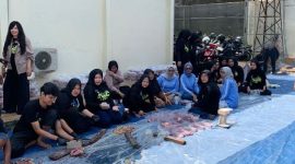 Kemendukbangga/BKKBN Jabar di momen Idul Adha 2026 menyembelih dua ekor sapi dan dua ekor domba untuk dibagikan kepada 400 KRS Kota Bandung-cimahi. PJ/Mal