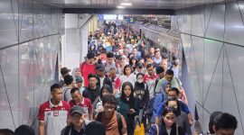 Selama periode Januari hingga April 2026, total pelanggan kereta api yang berangkat dari berbagai stasiun di wilayah Daop 2 Bandung mencapai 1.765.705 pelanggan. PJ/Dok